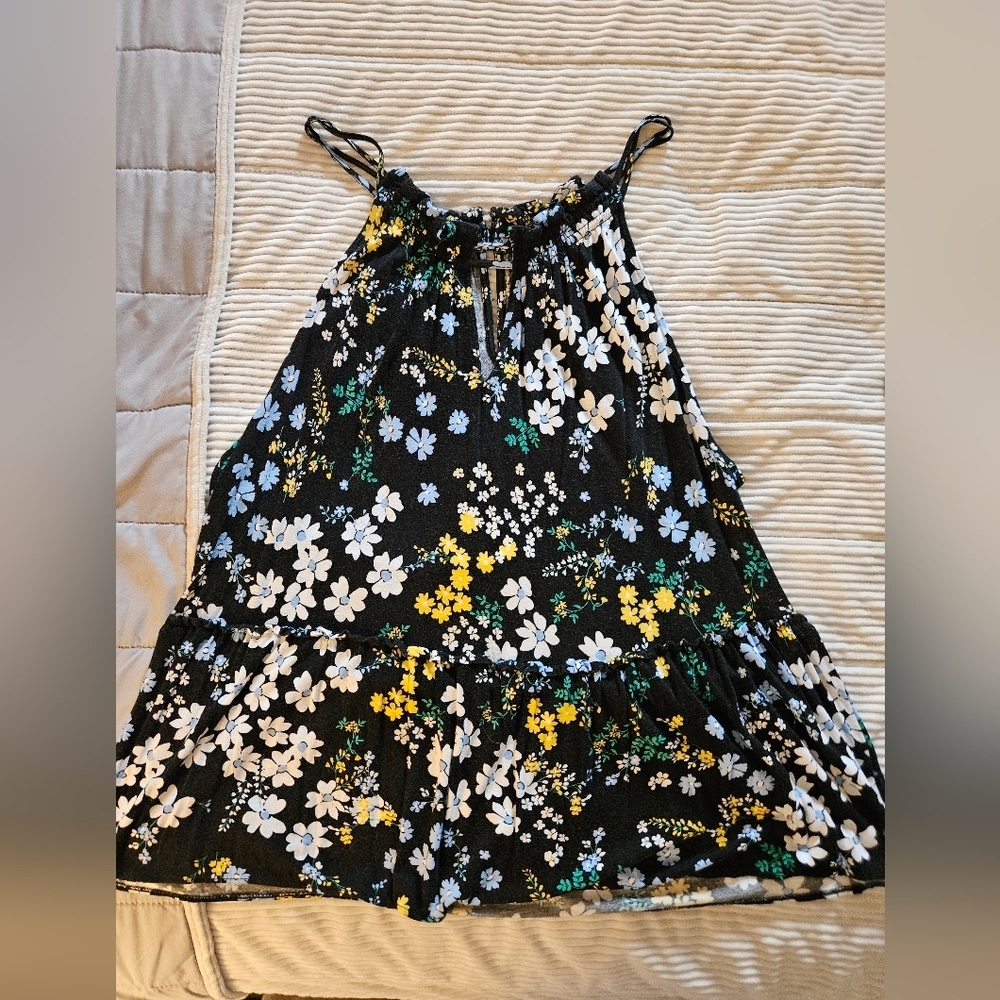 LOFT Women's Floral Print Tank Top Size  L